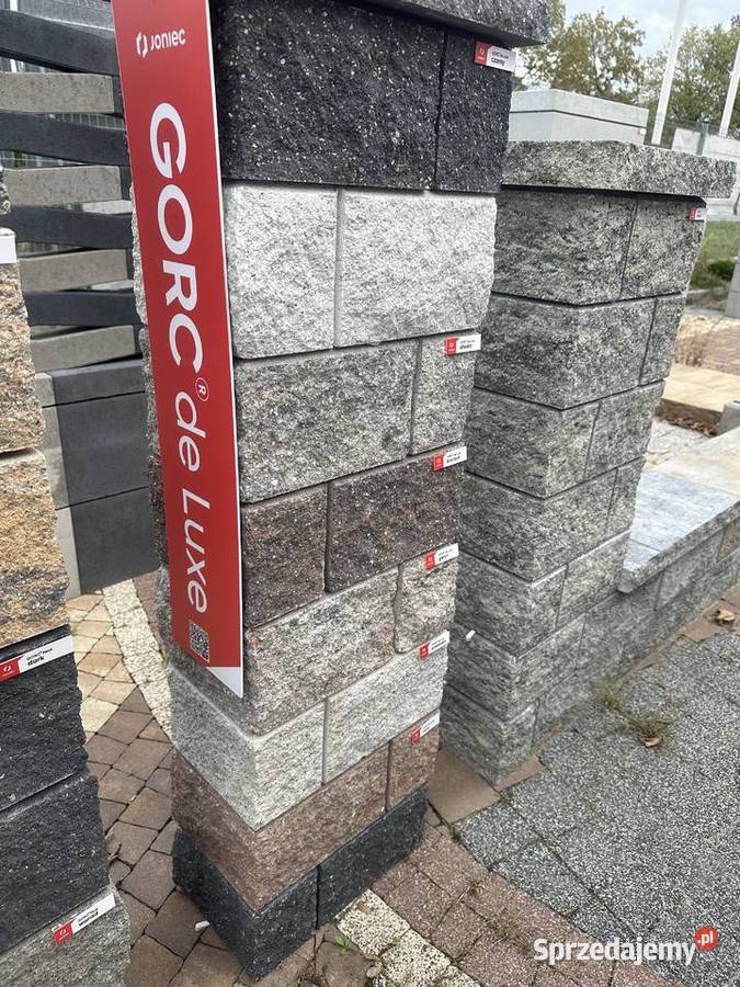 Bloczki ogrodzeniowe łupane JONIEC GORC Dom i Ogród Sieradz