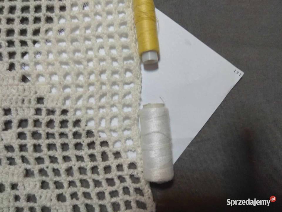 Firanka szydełkowa lambrekin gobelin na ścianę Katowice