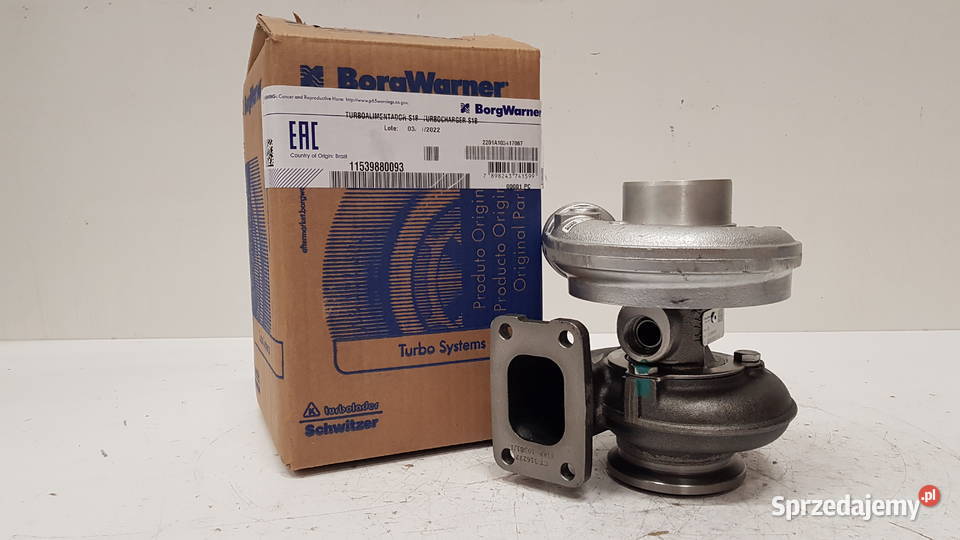 Nowa turbosprężarka SCHWITZER 11539880093 Siedlce sprzedam