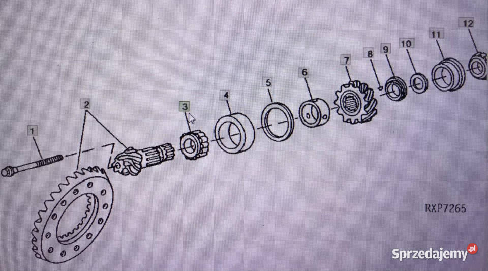 John Deere AR75848pierścień wewnętrznyJohn Deere Jastrzębniki sprzedam