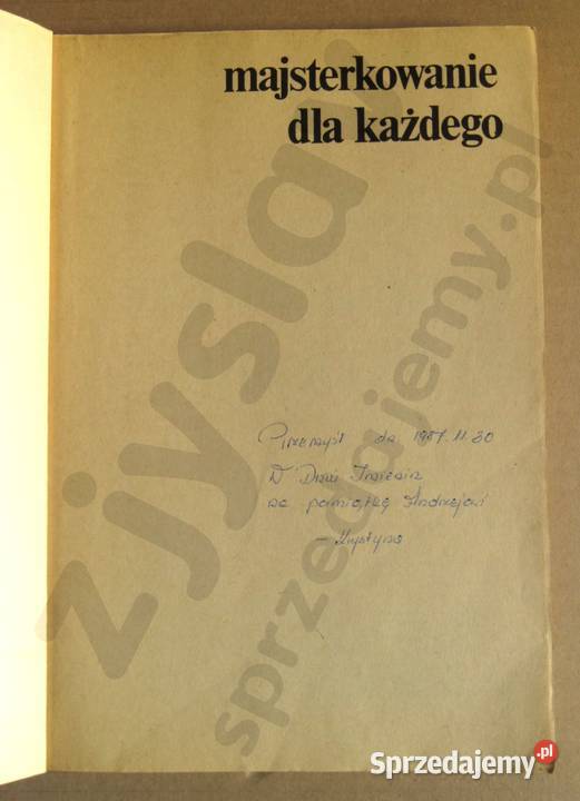 Adam Słodowy Majsterkowanie każdego Przemyśl
