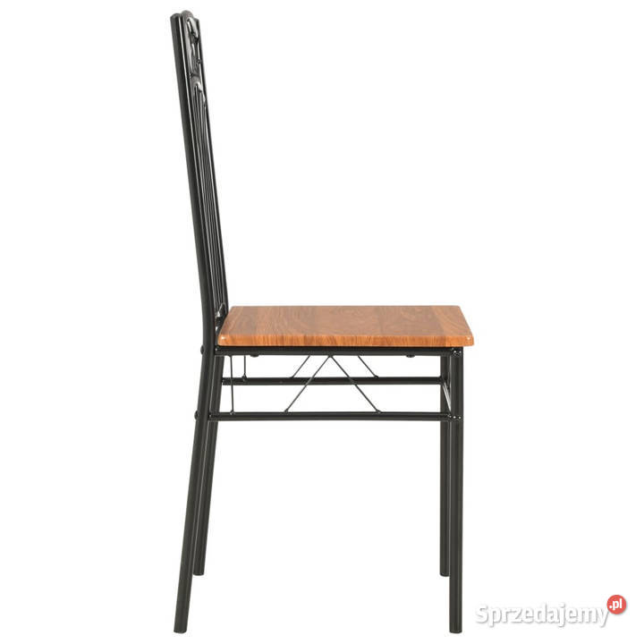 Krzesła do jadalni 6 brązowe MDF WM281397 Krzesła Warszawa