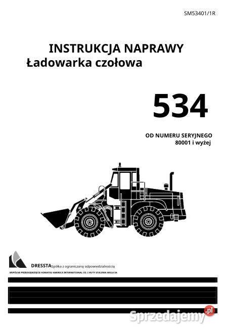 DRESSTA 534E instrukcja napraw instrukcja DTR Kielce