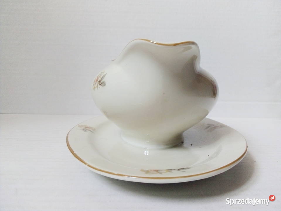 stara porcelanowa sosjerka vintage beżowy Częstochowa