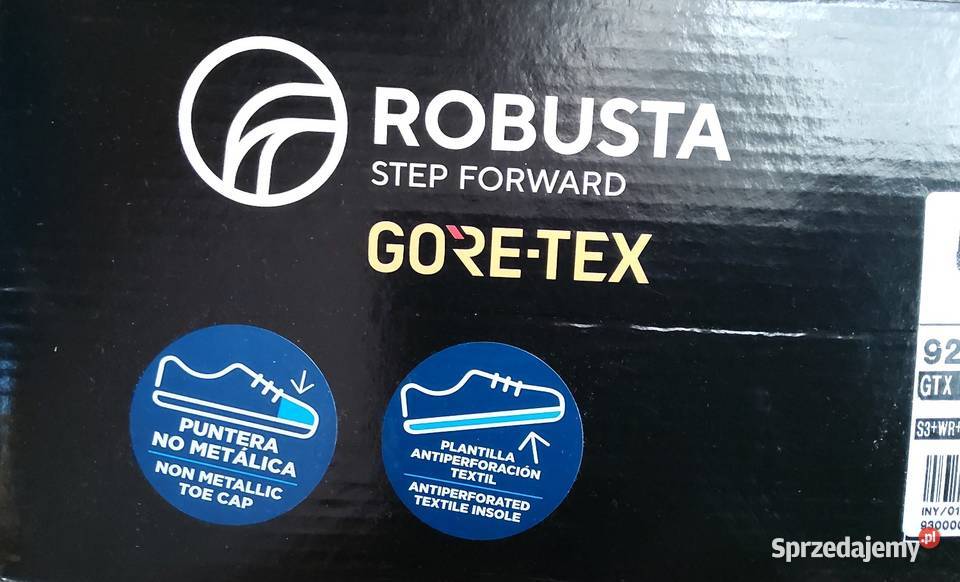 Buty ochronne skóra Goretex Rozmiar 43 Robusta skóra Warszawa