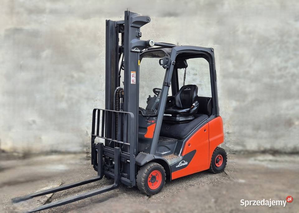 Linde H16 TRIPLEX 545 2019r kabina wózek widłowy gaz Rybnik