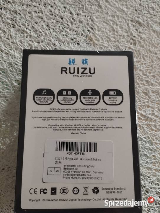 RUIZU odtwarzacz mp3 dzieci bluetooth 50 16 GB lubelskie