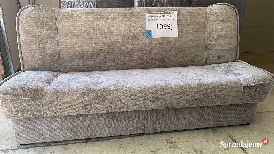 WERSALKI NA SPRĘŻYNACH DOSTĘPNE RĘKI Chełmża sprzedam