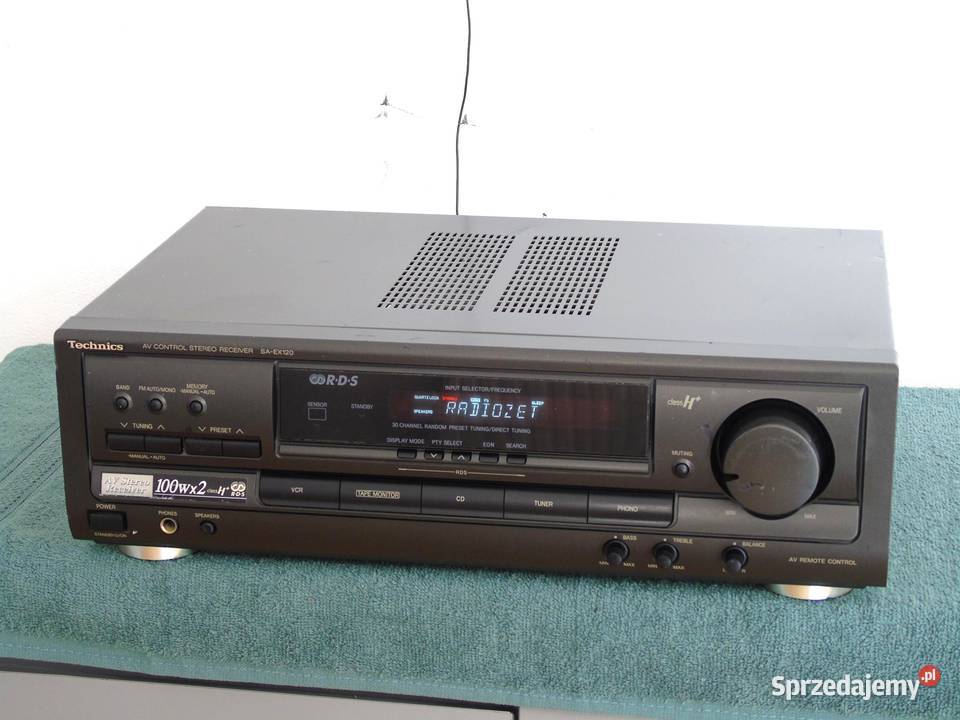 Wzmacniacz z radiem Technics SAEX 120 sprawny i Jasło sprzedam