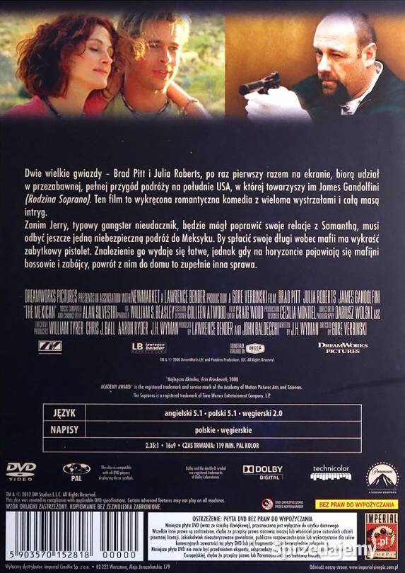 MEXICAN JULIA ROBERTS POLSKI LEKTOR lektor Kalisz