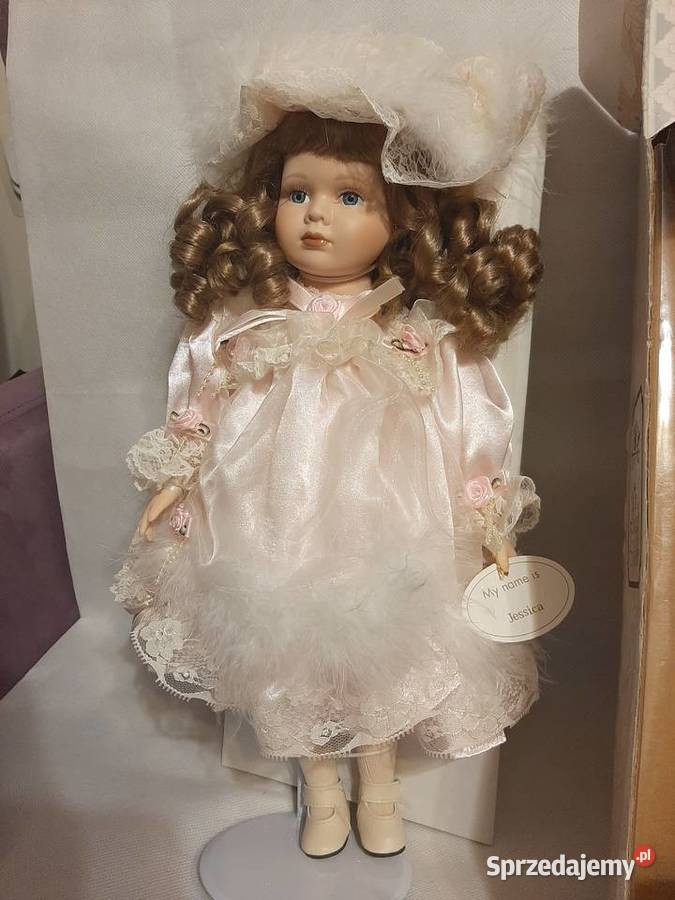 Piękna porcelanowa kolekcjonerska lalka Leonardo Inowrocław sprzedam