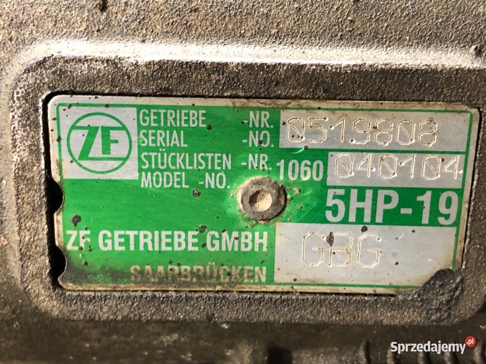 SKRZYNIA BIEGÓW AUDI A4 B6 GBG 25 180 0005 podkarpackie