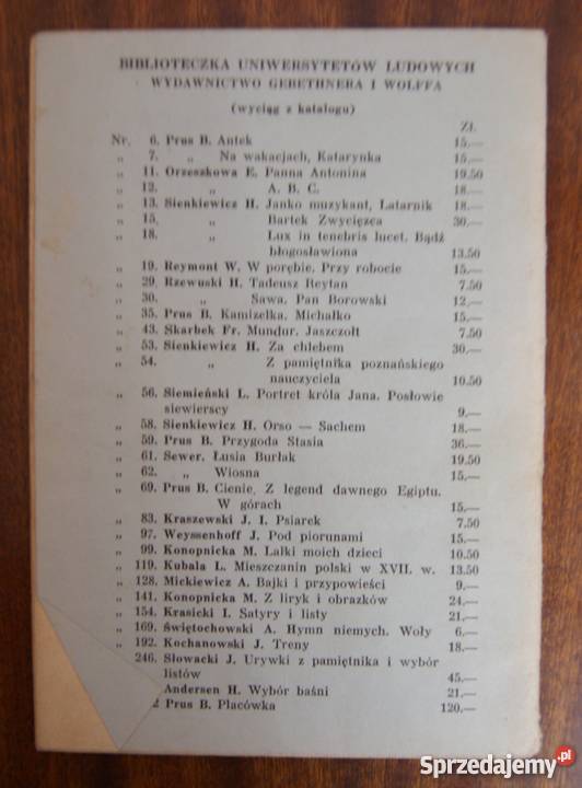 Eliza Orzeszkowa A B C 1947 Rok wydania 1947 Parczew