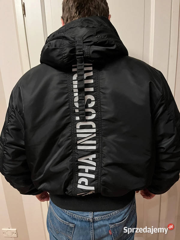 ALPHA INDUSTRIES 45P kaptur kurtka czarna LARGE zachodniopomorskie Szczecin