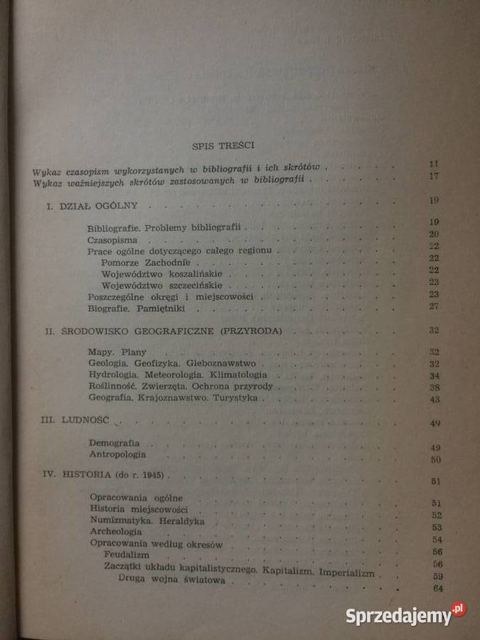 3540 Bibliografia Pomorza Zachodniego TVIII Antykwariat Szczecin