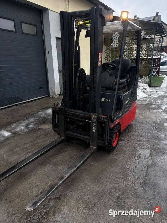 Elektryczny wózek widłowy Linde E14 Olsztyn