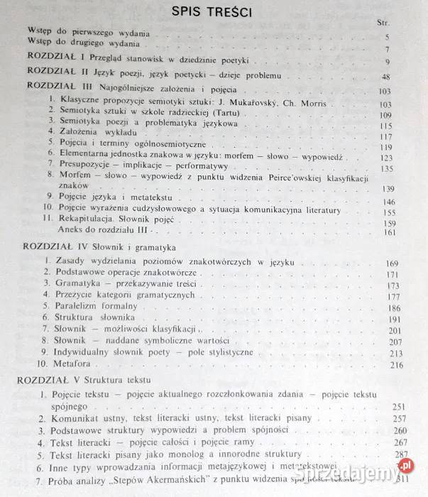 Poetyka teoretyczna Zagadnienia języka R Maria Pozostałe Chełm