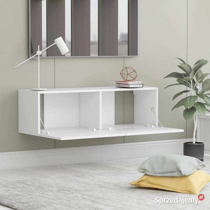 Szafka pod telewizor biała 100x30x30 WM801481 mazowieckie Warszawa