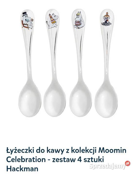 MUMINKI zestaw 4 łyżeczek do kawy Wielkie małopolskie Jasień