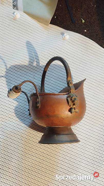 Donica węglarkaozdoba mosiądz lubuskie Słubice