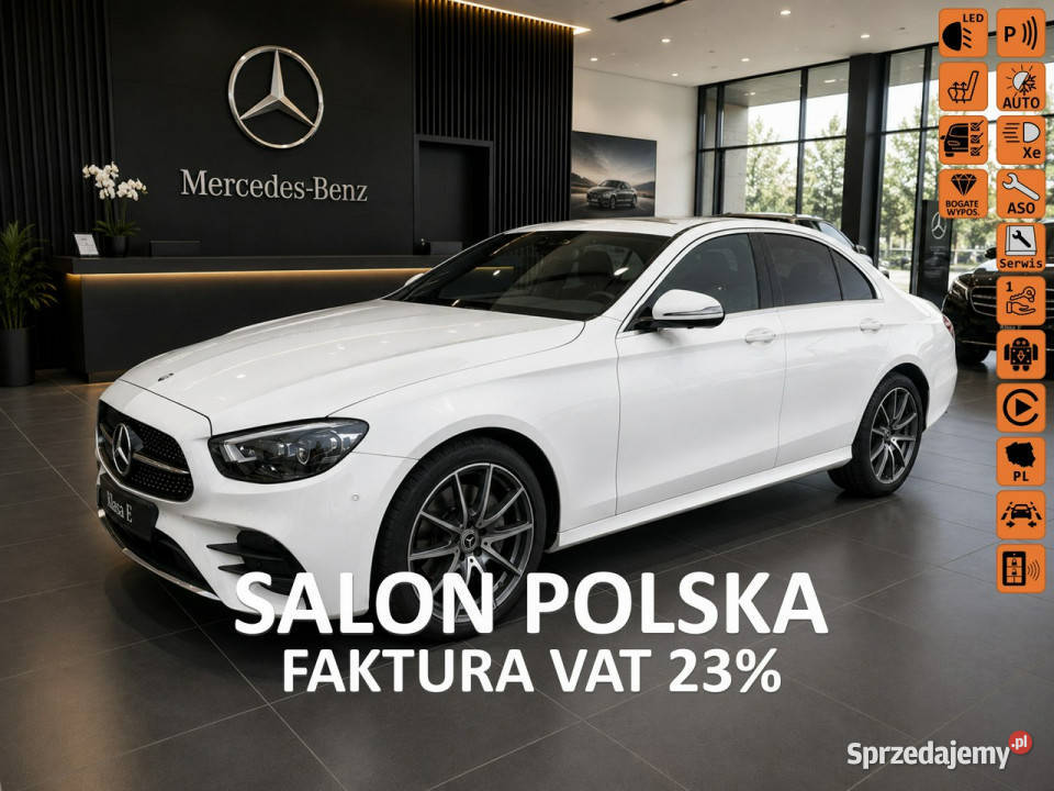 Mercedes E 200 2020 AMG Salon Polska Bezwyadkowy 145KM Białystok