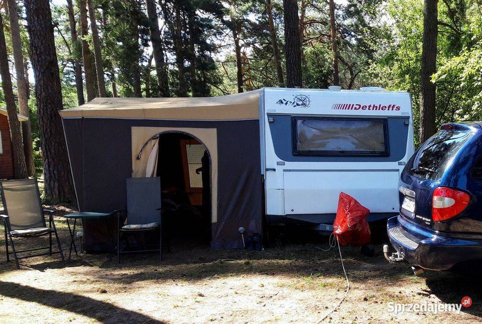Przyczepa Dethleffs RM3 DMC 1050 przedsionek Suchedniów sprzedam