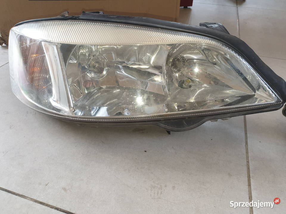 Opel Astra G Lampa przednia lewa i prawa Dobre Miasto