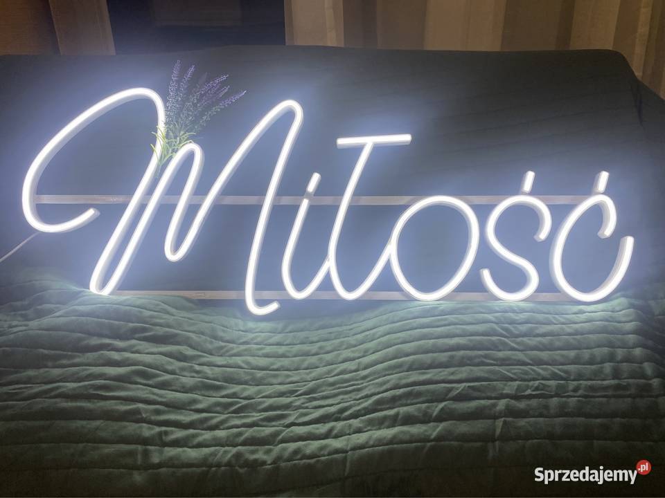 Neony Led ślubne do wynajęcia Urodzinowe Suchy wielkopolskie Suchy Las