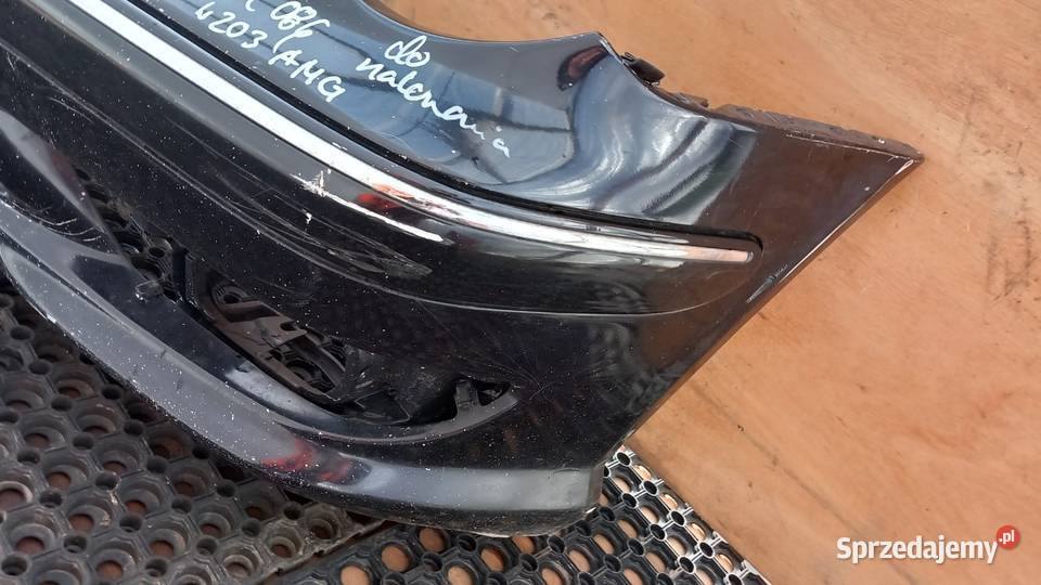 MERCEDES W203 AMG ZDERZAK PRZÓD HALOGEN wielkopolskie Zbierkowo sprzedam