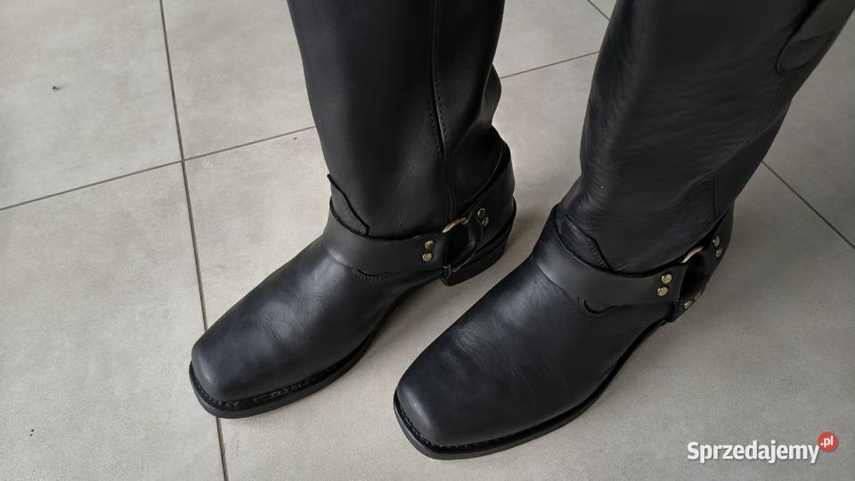 Buty motocyklowe skórzane 46 chopper Cruiser Pozostałe Łącznik