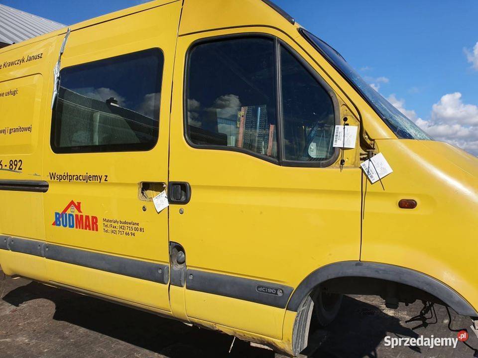 DRZWI PRAWE PRZÓD RENAULT MASTER II OV396 Lipno sprzedam