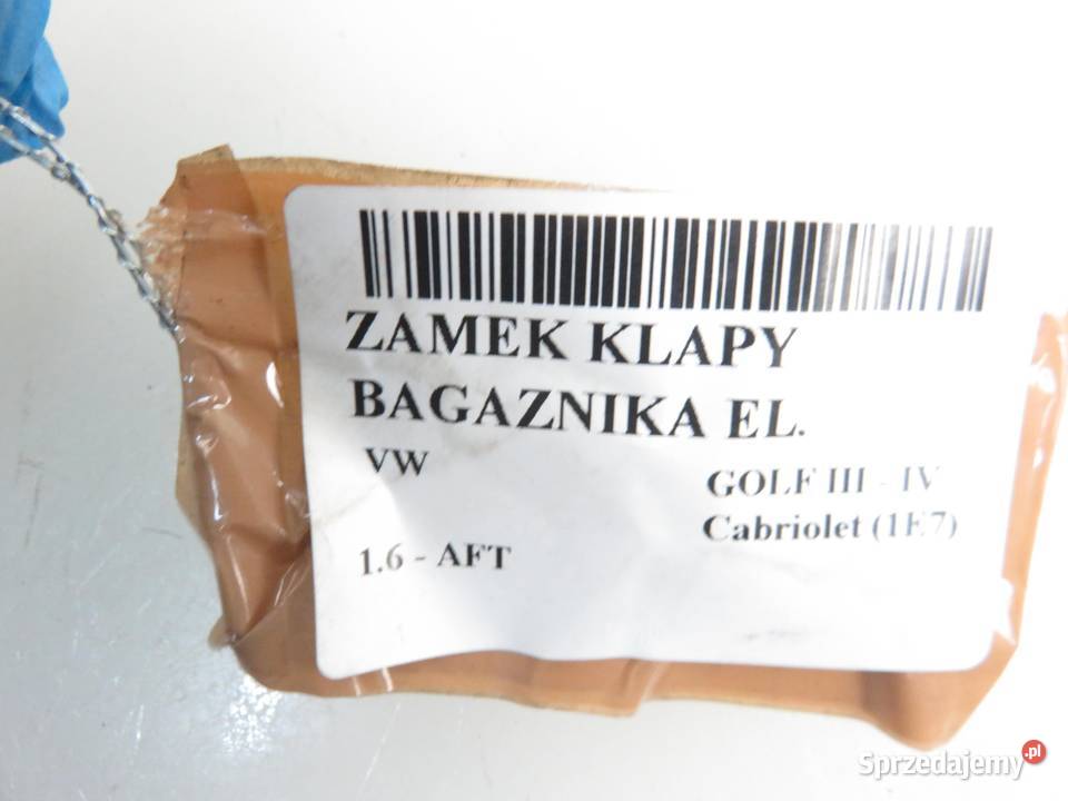 ZAMEK KLAPY VW GOLF IV Cabriolet 1E0827505A sprzedam
