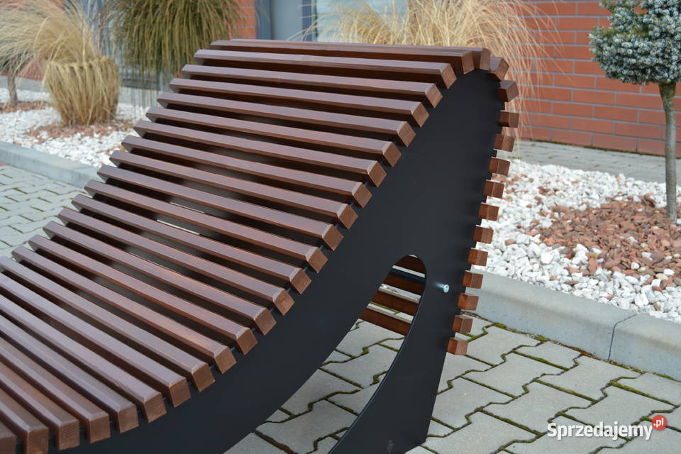 Leżak ogrodowy miejski parkowy L004 Zalesie