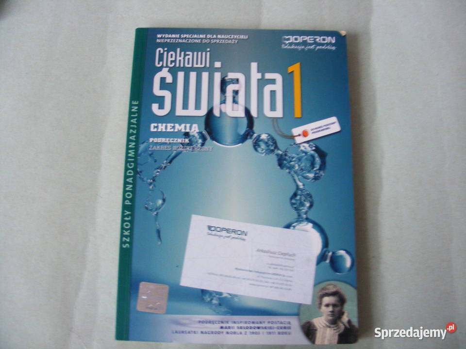 Ciekawi świata 1 Chemia Czaja Chemia Tablice miękka Oborniki Śląskie