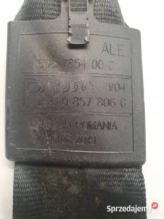 PAS BEZPIECZEŃSTWA PRAWY TYŁ AUDI Q7 4L osobowe