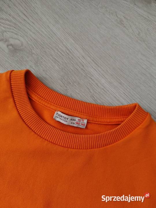 Bluza pomarańczowa chłopca chłopięca kieszenie chłopiec pomorskie Ustka