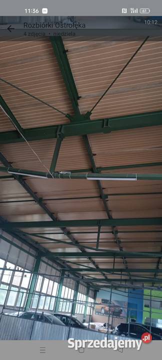 Płyty warstwowe używane Dach PIR 60 L8mb 1200m2 śląskie Gliwice