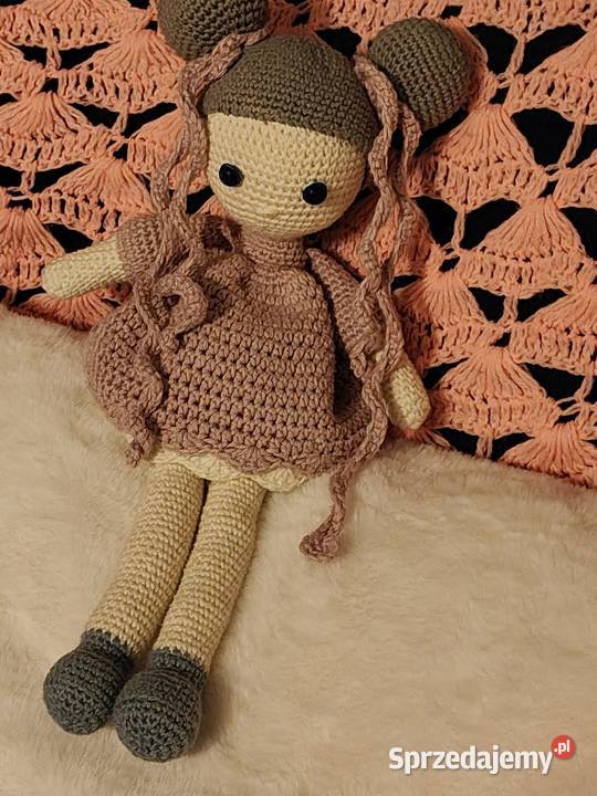 Lalka zrobiona na szydełku Lalki i akcesoria Legnica