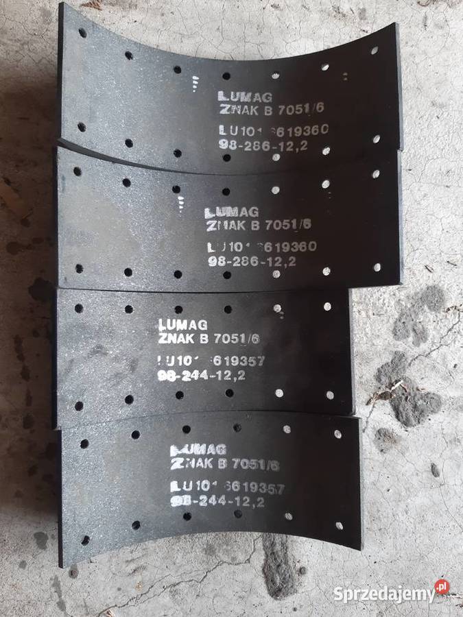 Okładziny Hamulcowe Mercedes 608D 15580 15582 ciężarowe śląskie Częstochowa sprzedam
