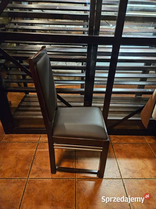 Krzesła stylowe tapicerowane wyposażenie Pszczyna sprzedam