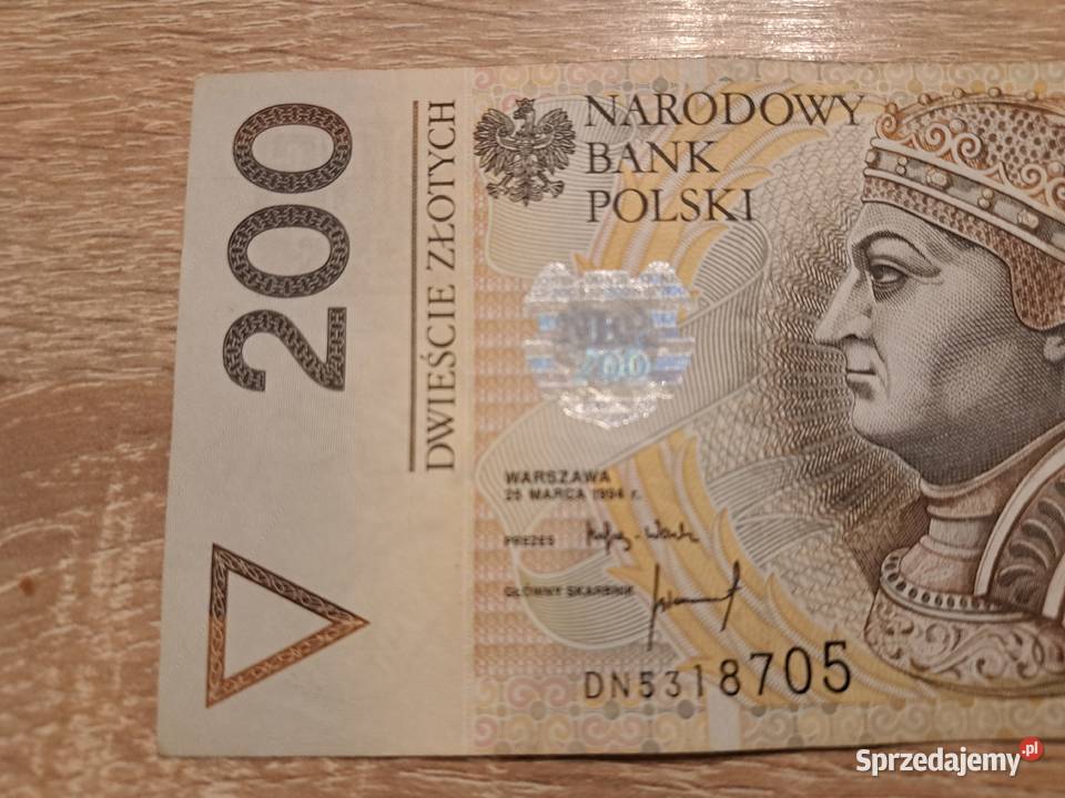 Banknot 200 Leszno