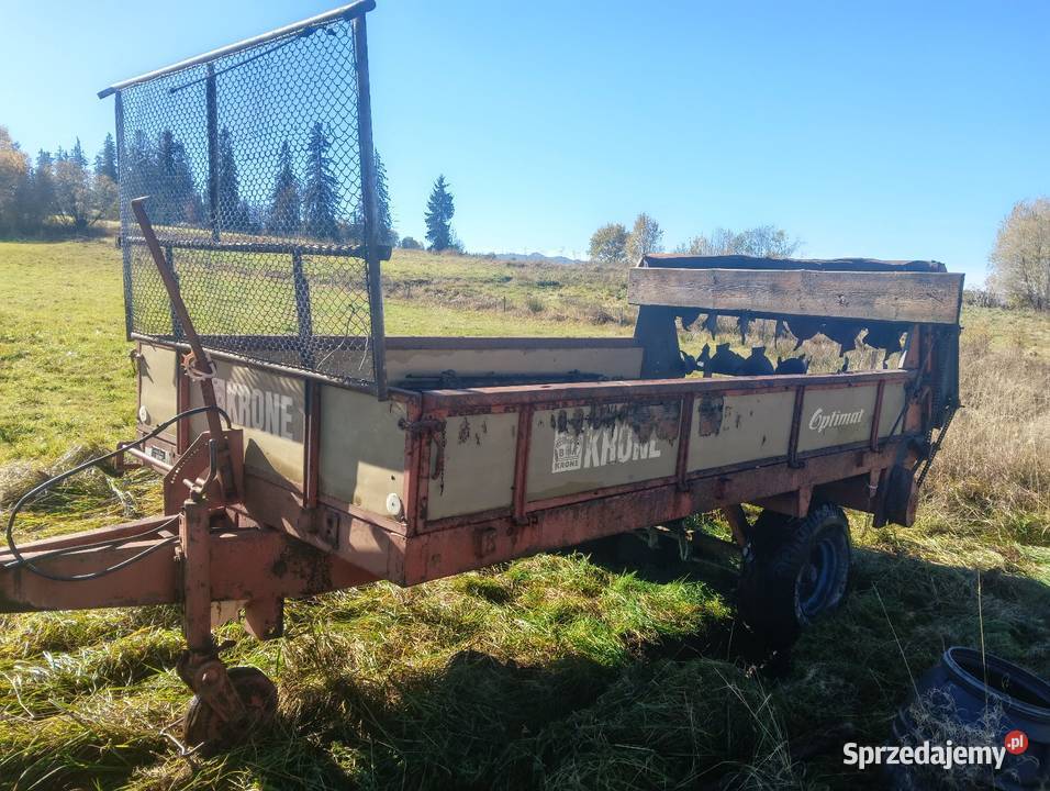 Rozrzutnik obornika Krone 4t Zakopane sprzedam