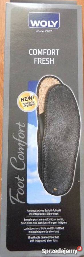 Wkładki do butów 46 Woly Comfort Fresh Gorzów Wielkopolski