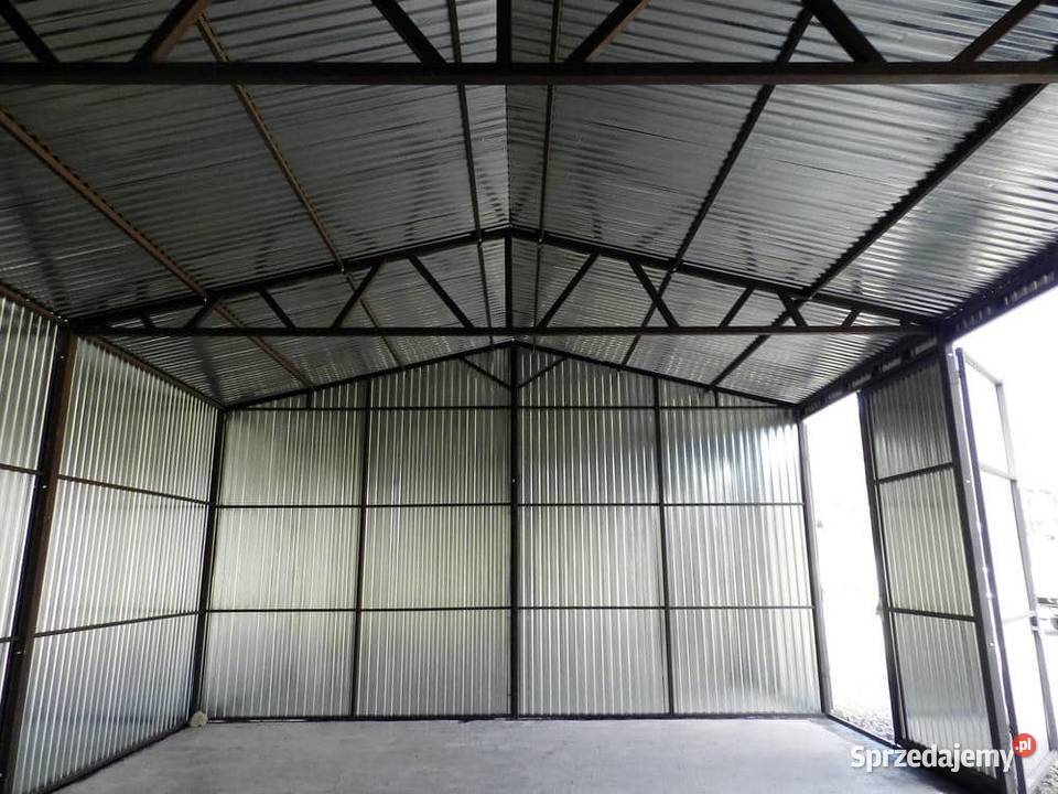 Blaszana montowana hala 86 m ocynkowana Kraków