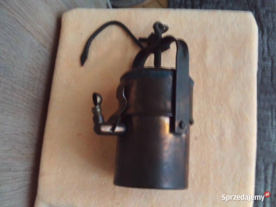 Zabytkowa Polska Lampa MiedzianaRzadkość Antyki wielkopolskie