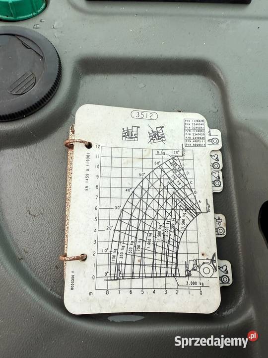 Ładowarka teleskopowa JLG 3512 2007 3 t 12 m Kraków