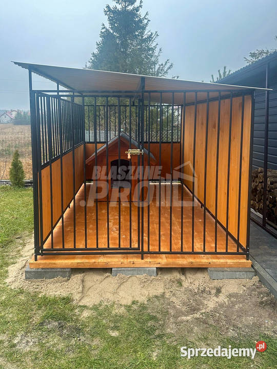 Kojec psów 2x3m Drewniana podłoga ściana pomorskie Słupsk