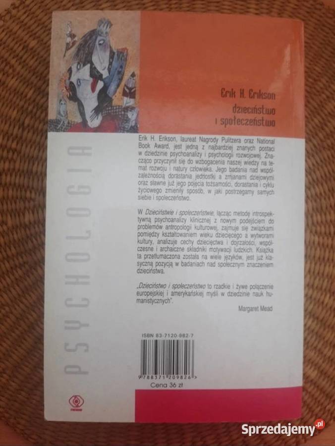 Dzieciństwo i społeczeństwo Erik H Erikson miękka mazowieckie Warszawa