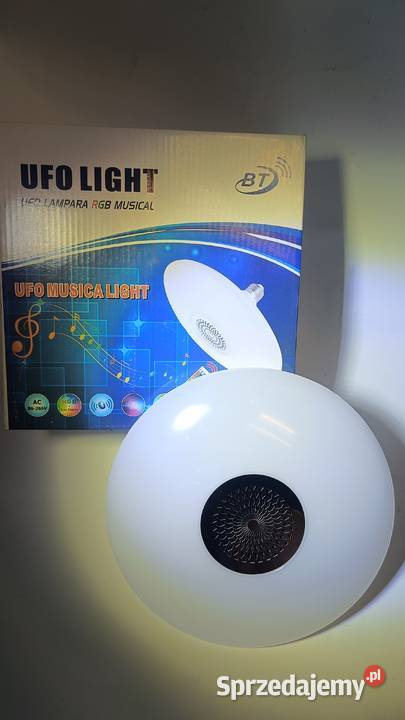Lampa led RGB z GŁOŚNIKIEM BT Oświetlenie Gliwice