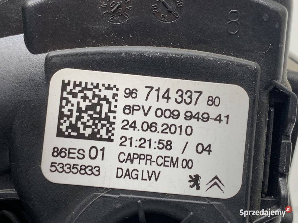 POTENCJOMETR GAZU PEUGEOT 308 I 9671433780 16